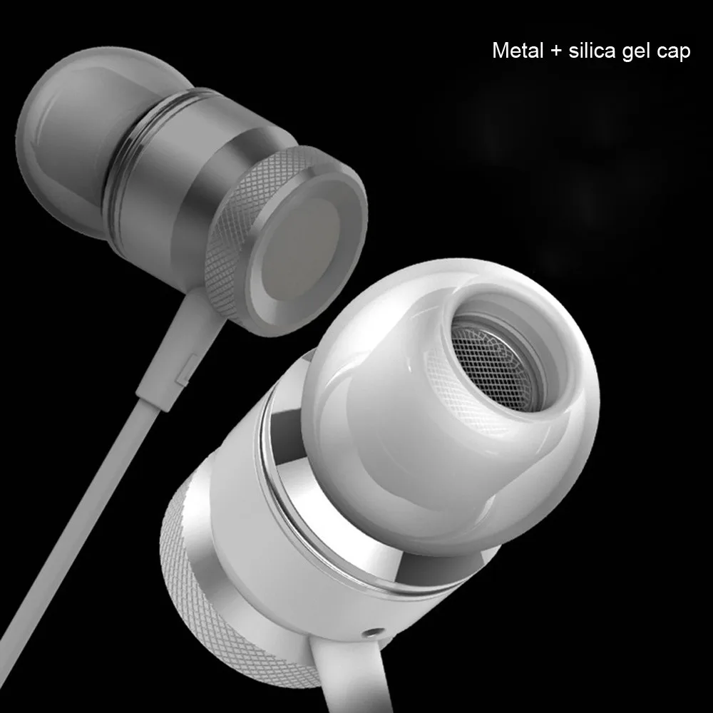 3 5 мм Jack наушники с микрофоном бас стерео в ухо головкой совместимые ios Android