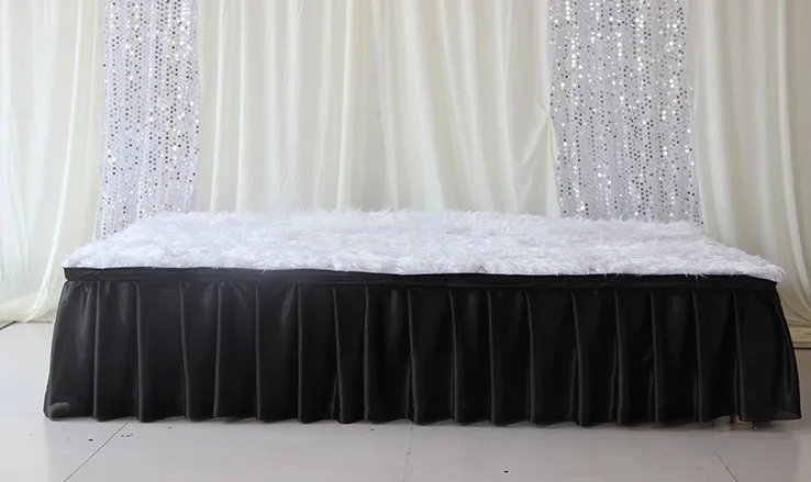 Новогодний свадебный ковер Т-сценическое украшение столешница белая обложка на