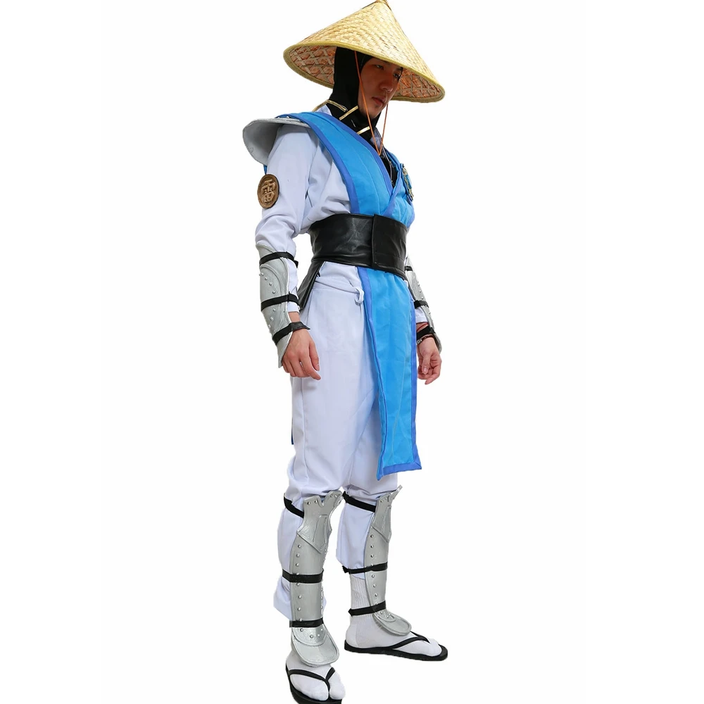 Coslive Горячая игра Райден костюм Mortal Kombat X Raiden Косплей наряд с полным набором Броня