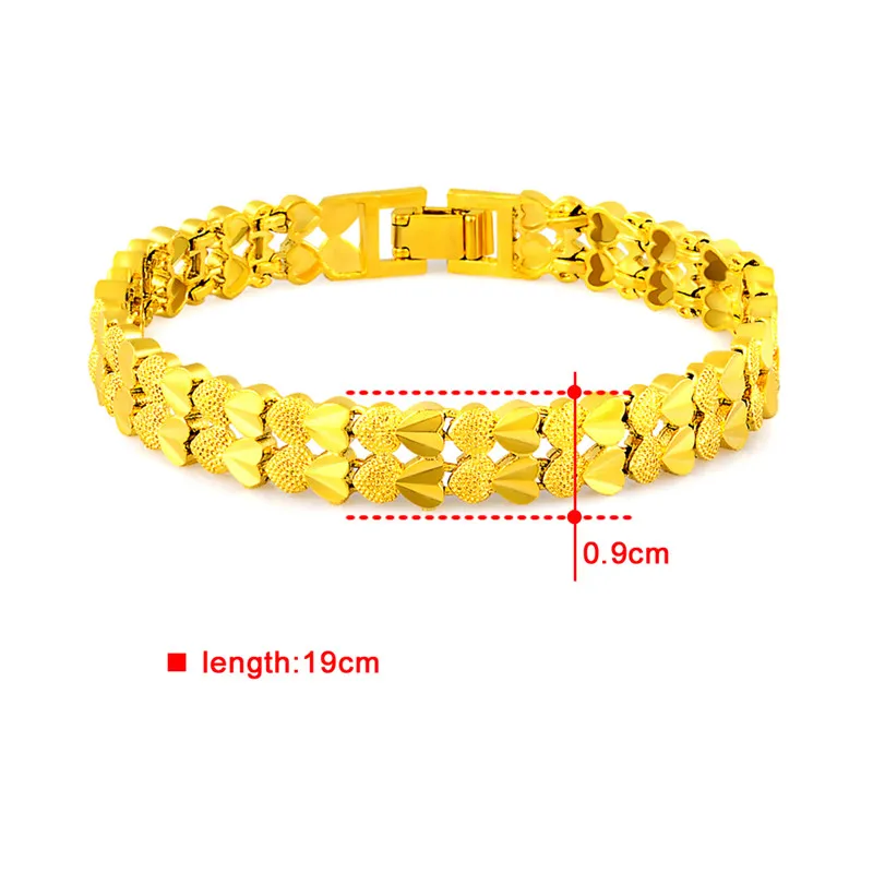 pure Gold Color Bracelets &amp Bangles for women men 24k gold GP 8MM 9mm 10mm wide bracelet womens wedding jewelry Drop Shipping | Украшения