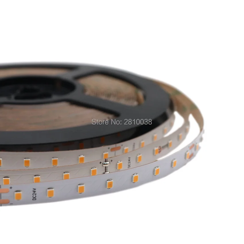 120 м/лот CRI95 постоянный ток встроенный IC flex светодиодная лента SMD2835 DC24V 15 36 Вт/м