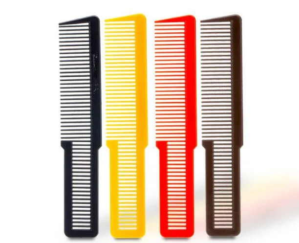 3pcs Professional Carbon Barbering Comb Fine Cutting Comb Heat Resistant Hair Carbon Comb