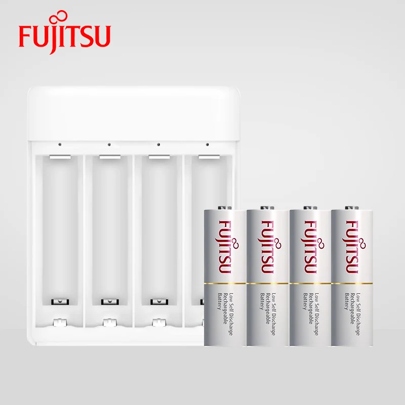Аккумуляторная батарея Fujitsu с низким саморазрядом 1 2 в NiMH AAA 750 мАч 4 шт./упак.