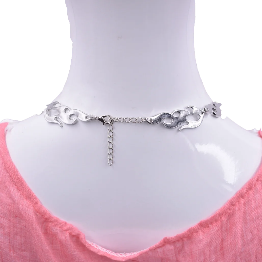 Новинка уличная одежда в стиле Харадзюку ожерелье унисекс из нержавеющей стали с