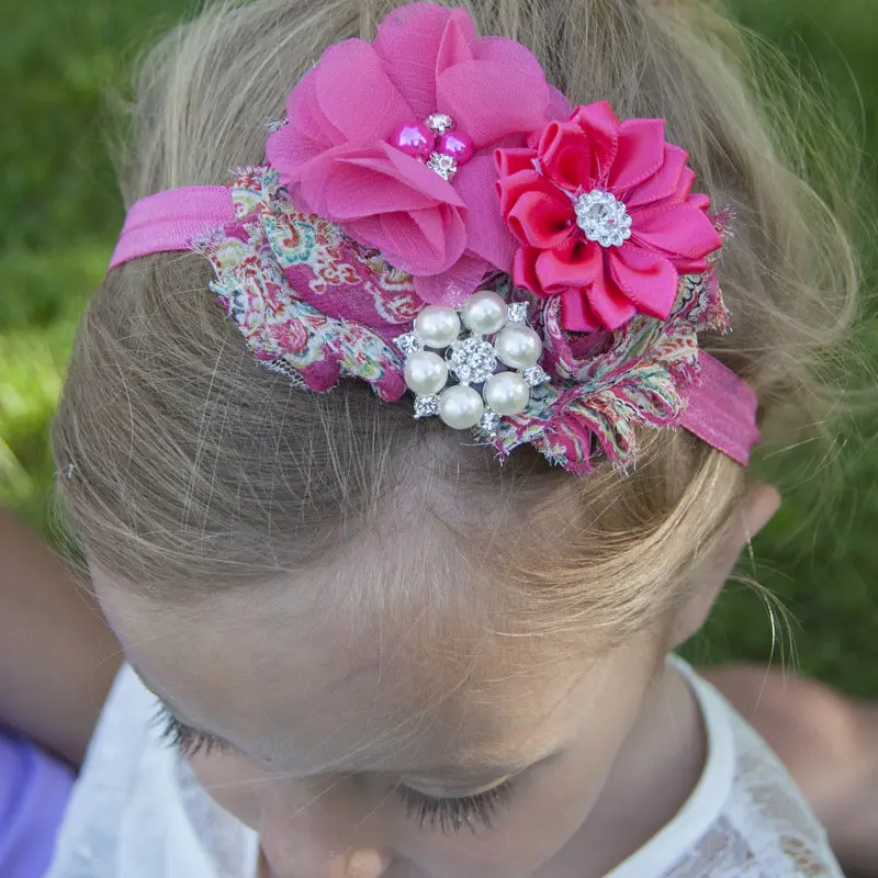 1 шт. обруч с цветочным принтом в виде феникса ободок для волос модные аксессуары