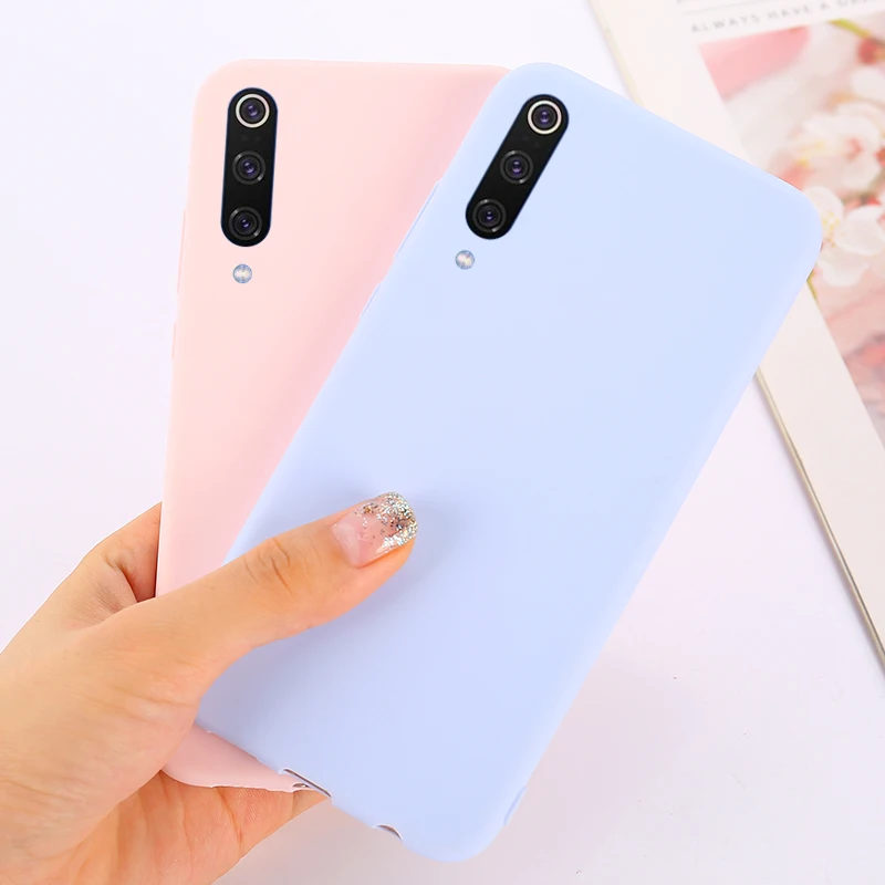 Матовый Мягкий силиконовый чехол из ТПУ для телефона Xiaomi Mi 9 8 SE A1 A2 Lite Play Redmi 6A Note 7 6