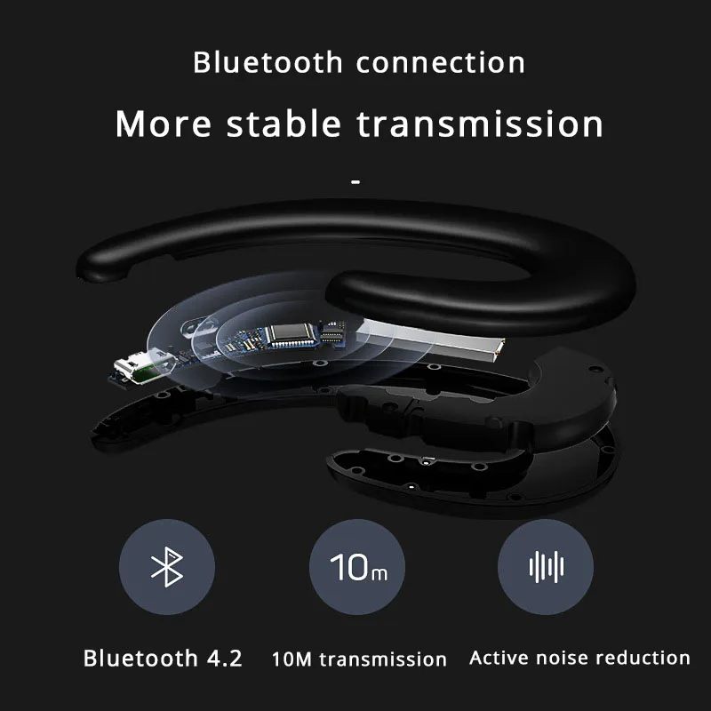 Беспроводная гарнитура Bluetooth наушники ушные крючки безболезненные наушники стерео наушники для телефона kulaklik костная проводимость наушники микрофон