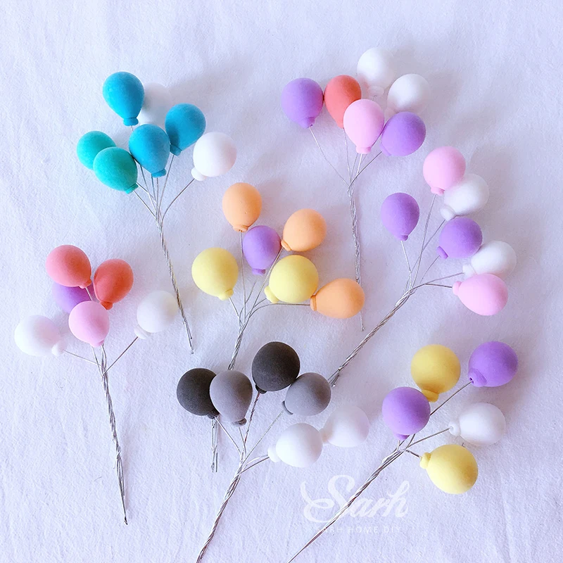 3 шт. чистый черный белый розовый синий оранжевый фиолетовый глиняный шар