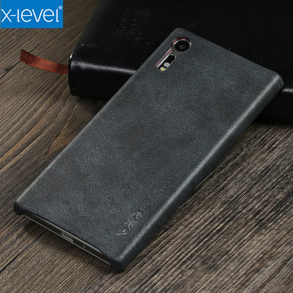 X-Level Роскошный чехол из искусственной кожи для Sony Xperia XZ X Performance XA Dual Sim Z5 Premium Plus E5