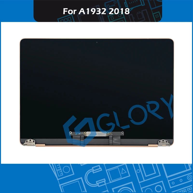 Золотистая Замена ноутбука A1932 ЖК-дисплей в сборе для Macbook Air retina 1" Late ЖК-экран в сборе MRE82 EMC 3184