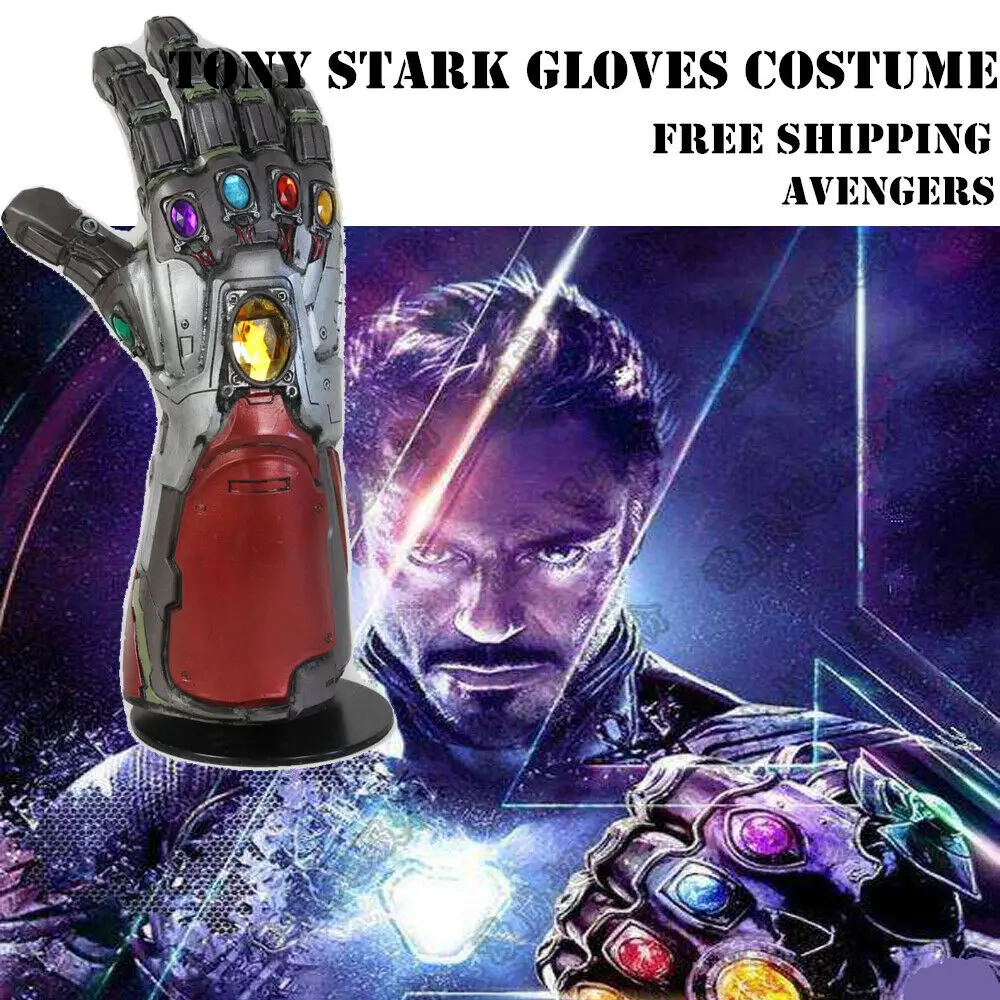Высокое качество Мстители эндгейм супергерой Железный человек Tony Stark Gem Infinity Gauntlet