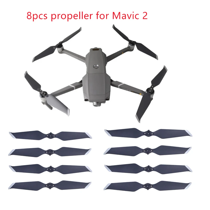 8 шт. Пропеллер для DJI Mavic 2 Pro Zoom 8743 пропеллер с низким уровнем шума быстросъемное