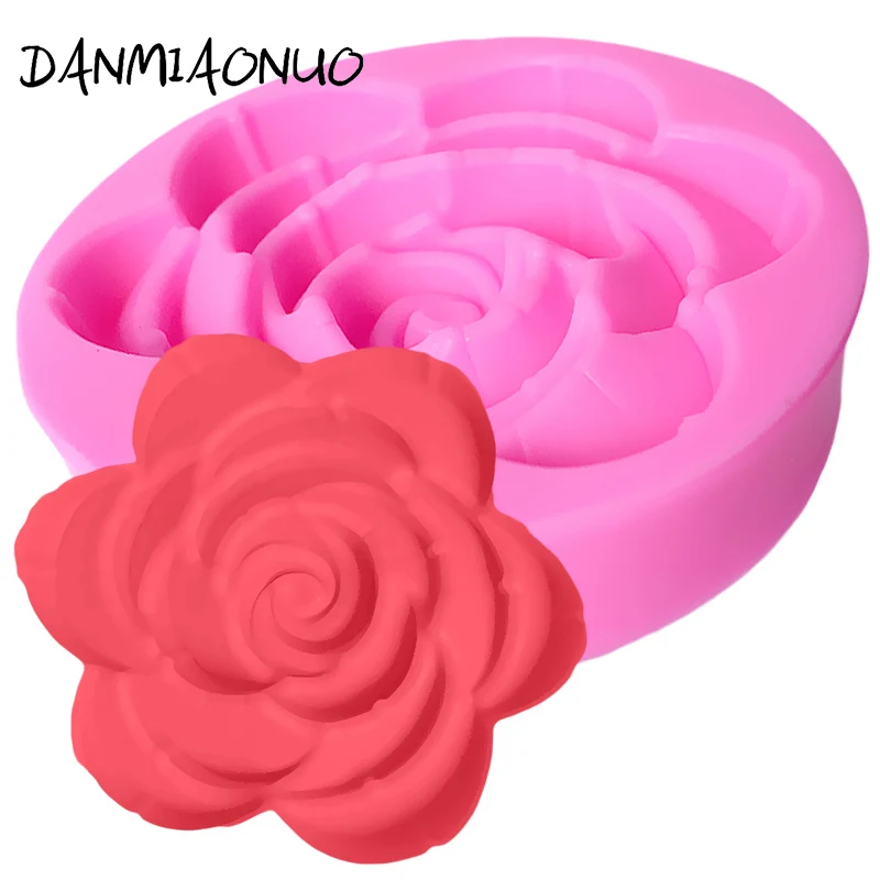 Форма для украшения торта из пищевого силикона 3d формы мыла помадки цветов форма