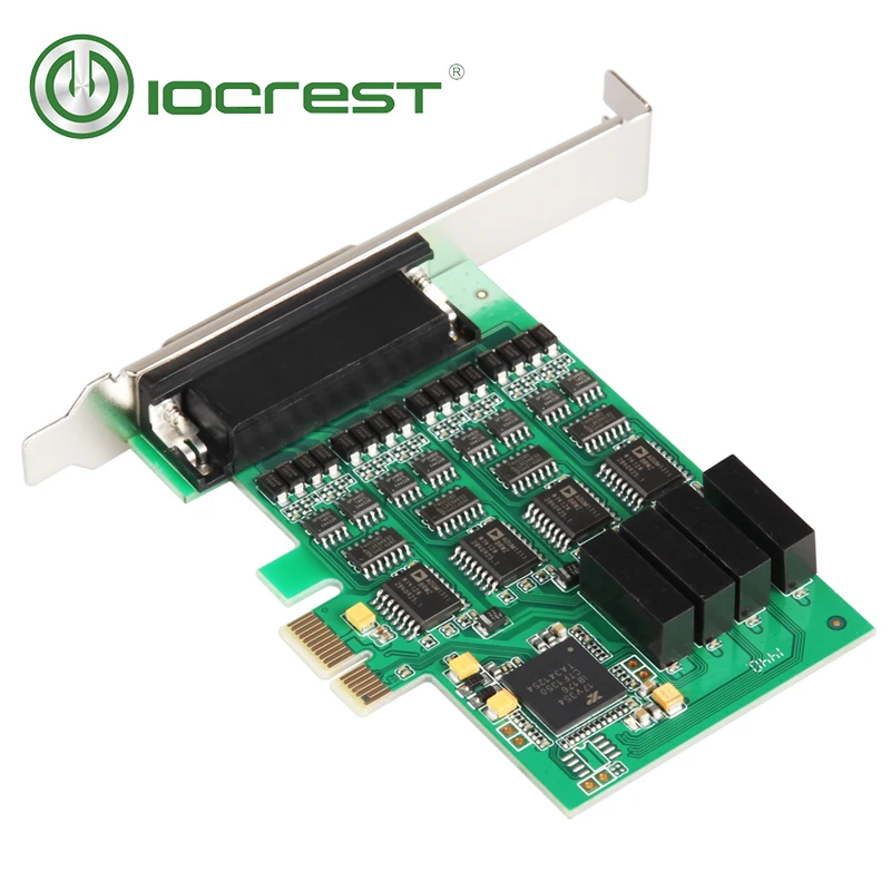 IOCREST PCI Express 4 порта Высокоскоростной RS422 RS485 многосерийный PCIe Industrial I/O карта Exar 17V354 с низкопрофильным