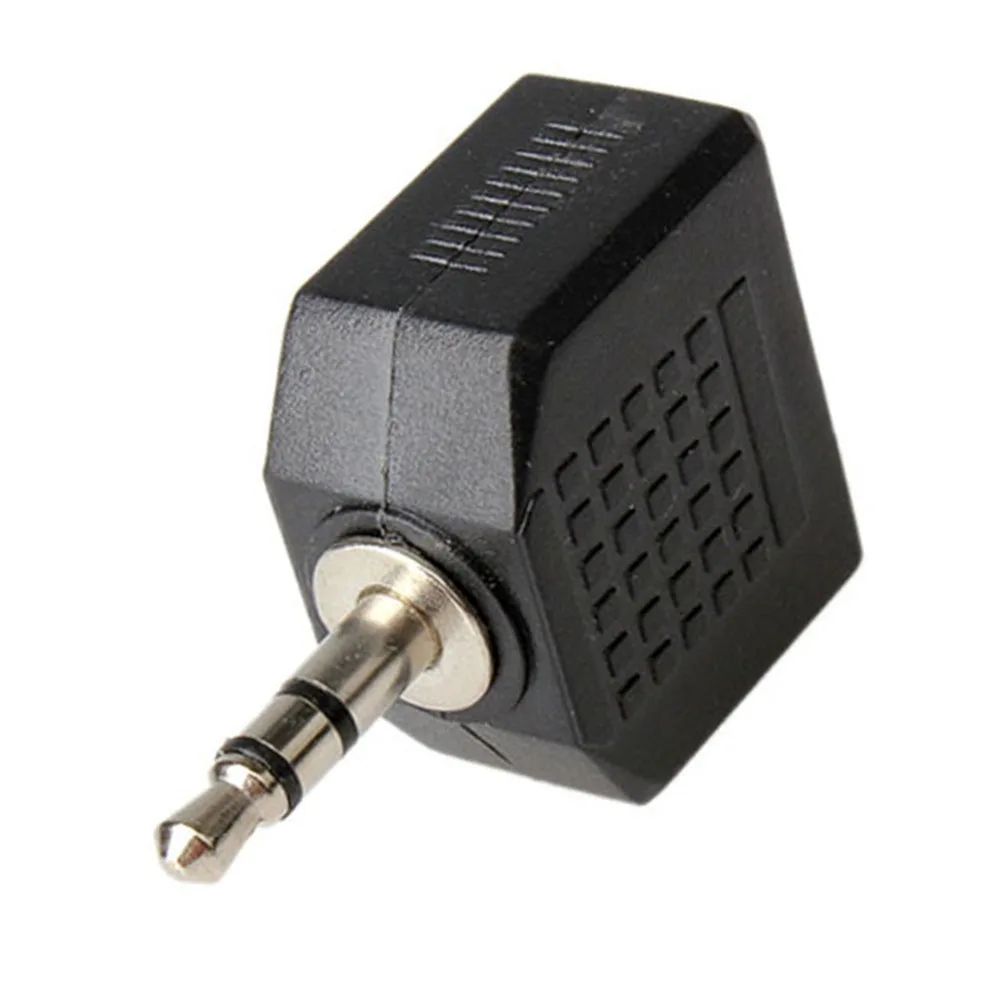Новый горячий 3 5 мм аудио стерео сплиттер адаптер штепсельная вилка на 2 гнезда