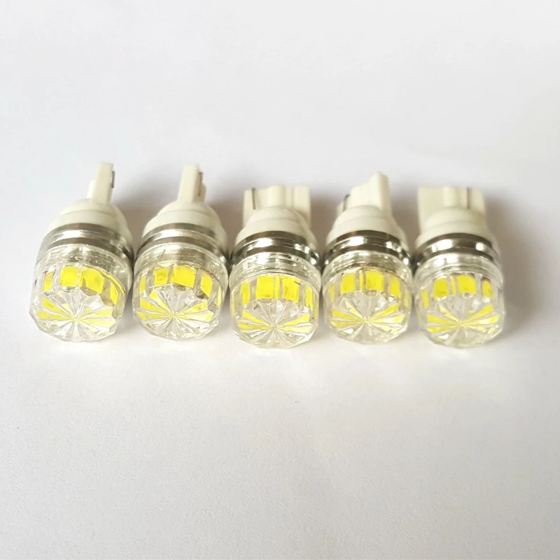 10 шт./лот Автомобильные светодиодные лампы T10 W5W 1 5 W 1LED 194 168 Высокая мощность