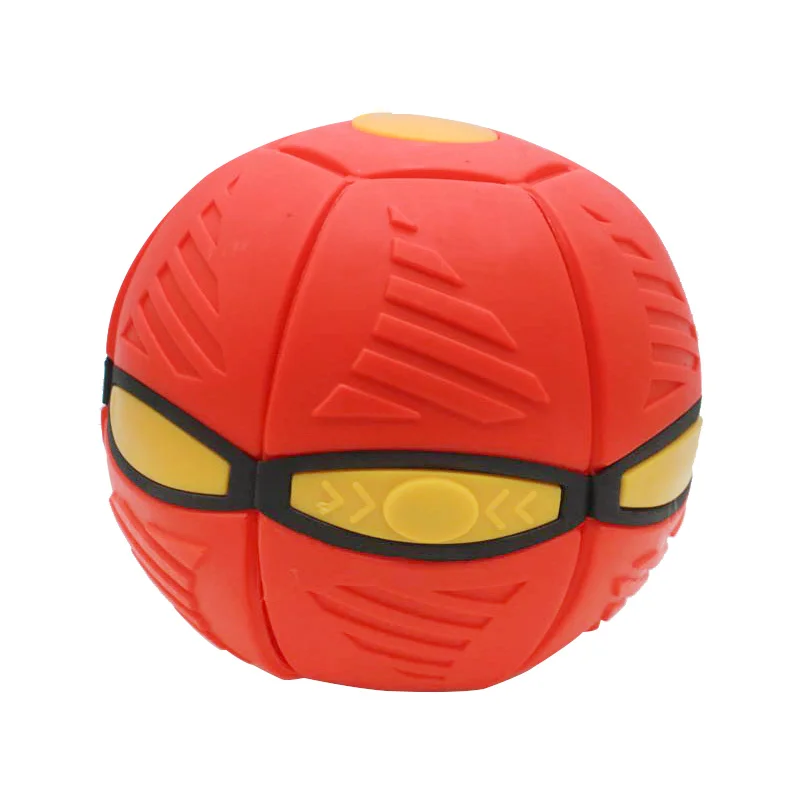 Красный синий НЛО плоский мяч магический летающая тарелка Волшебная форма для