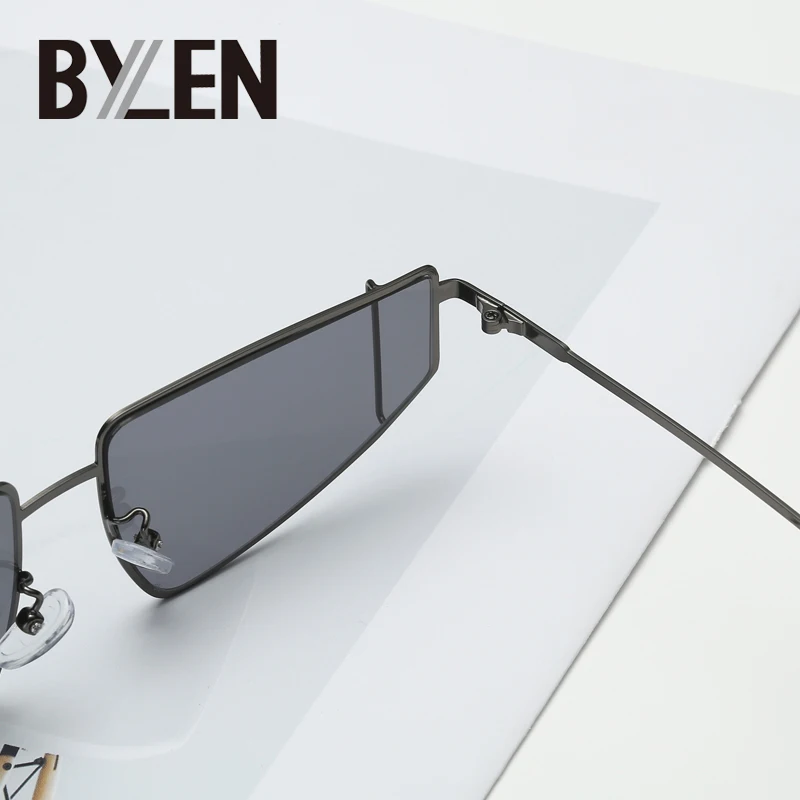 

Vintage Rectangle Sunglasses Women Retro Brand Designer Metal Frame Punk Polygon Sun Glasses Men Shades UV400