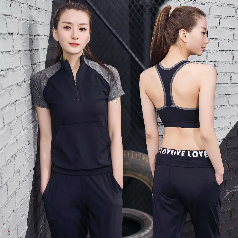 Одежда для йоги Женская Йога Комплект комбинезон спортивная одежда высокие