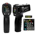 Бесконтактный инфракрасный термометр цифровой измерение температуры Многофункциональный ИК-лазерный термометр влажности пистолет-50-600 градусов