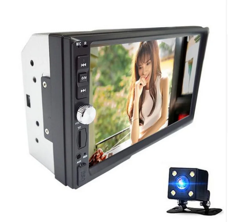MP4 MP5 плеер Bluetooth зеркальная связь Авто электроника в тире 7 дюймов Автомагнитола 2