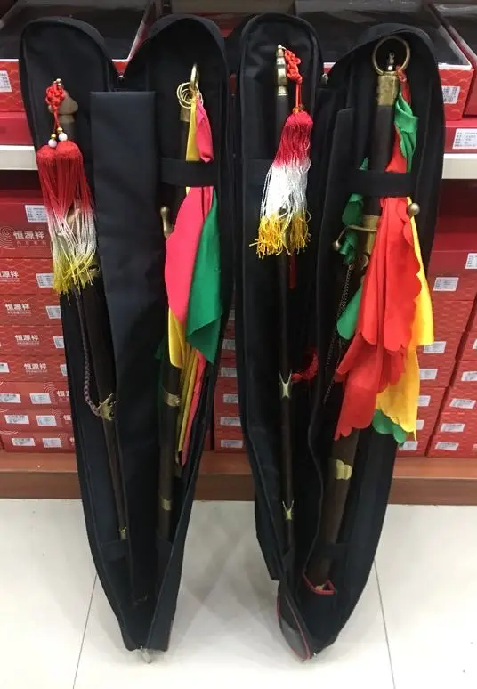 Высокое качество вышивка ушу нож меч сумки Тай Чи Кендо боевые искусства палка