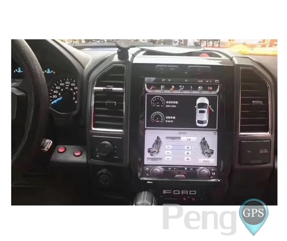 Tesla вертикальный экран Android автомобильный gps-навигация, dvd-плеер для Ford F150 поддерживает заводской gps 2G+ 64G блок