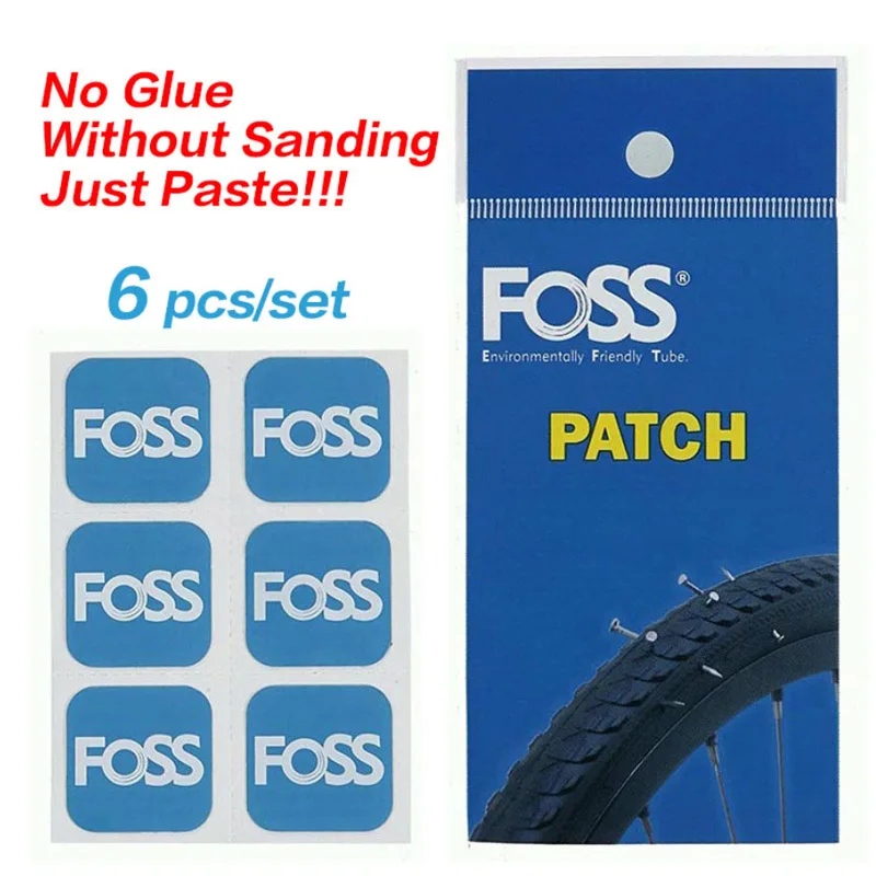 Велосипедная внутренняя шина Foss для горного/дорожного велосипеда без клея 6 шт.