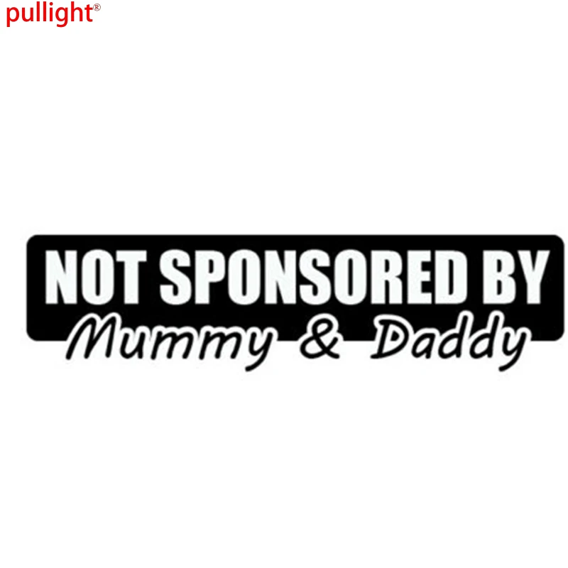 

Funny Not Sponsored Car Sticker Decal Vinyl For JDM Illest Drift Hoon