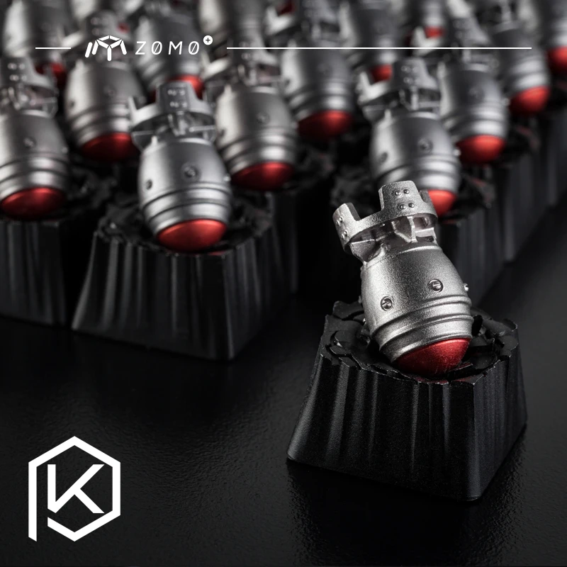 Zomo алюминиевая Магнитная бомба Artisan Keycap CNC анодированный алюминиевый корпус
