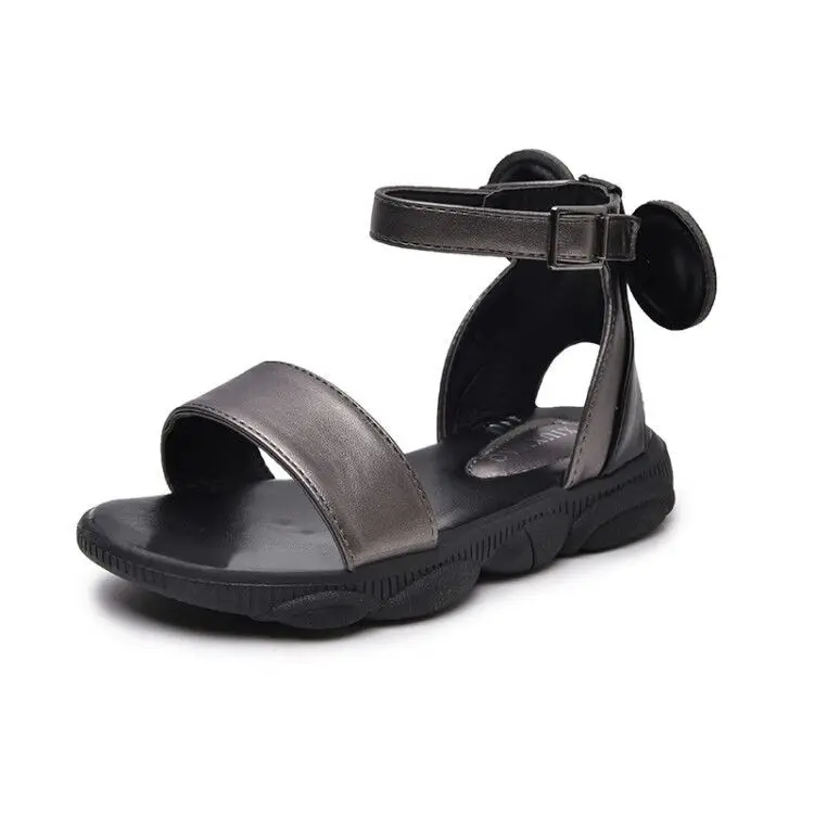 Сандалии в римском стиле для девочек коллекция 2019 года модная летняя пляжная