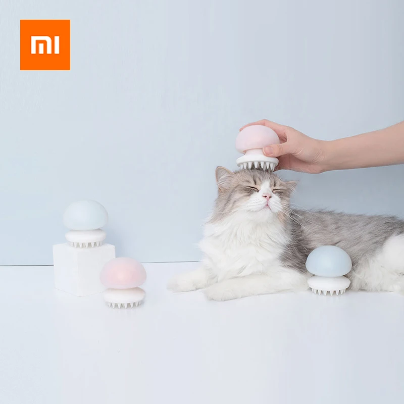Массажер для домашних кошек Xiaomi Jellyfish антистатический волос расческа массажер