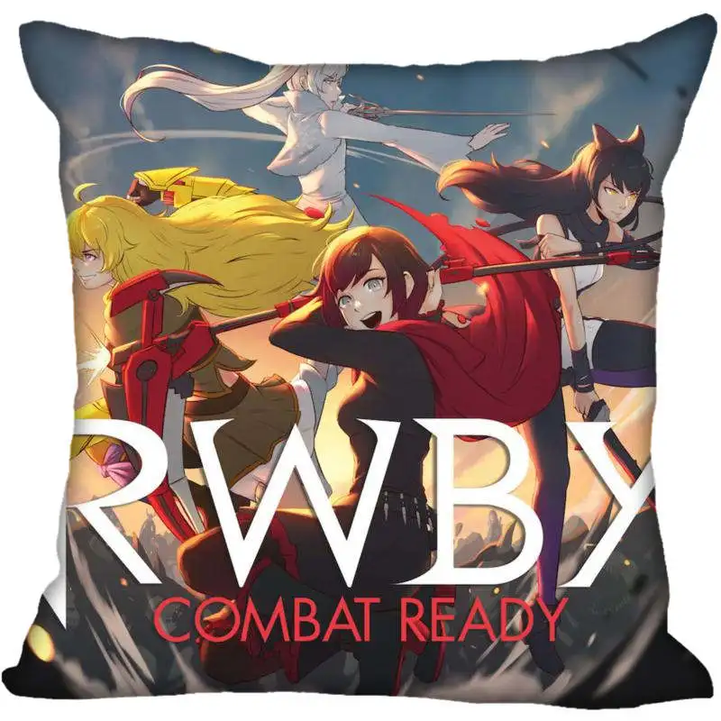 Заказная декоративная наволочка RWBY квадратная Наволочка на молнии 33x33,40x40,45x45 см(с одной стороны) наволочка - Цвет: Pillowcase 9