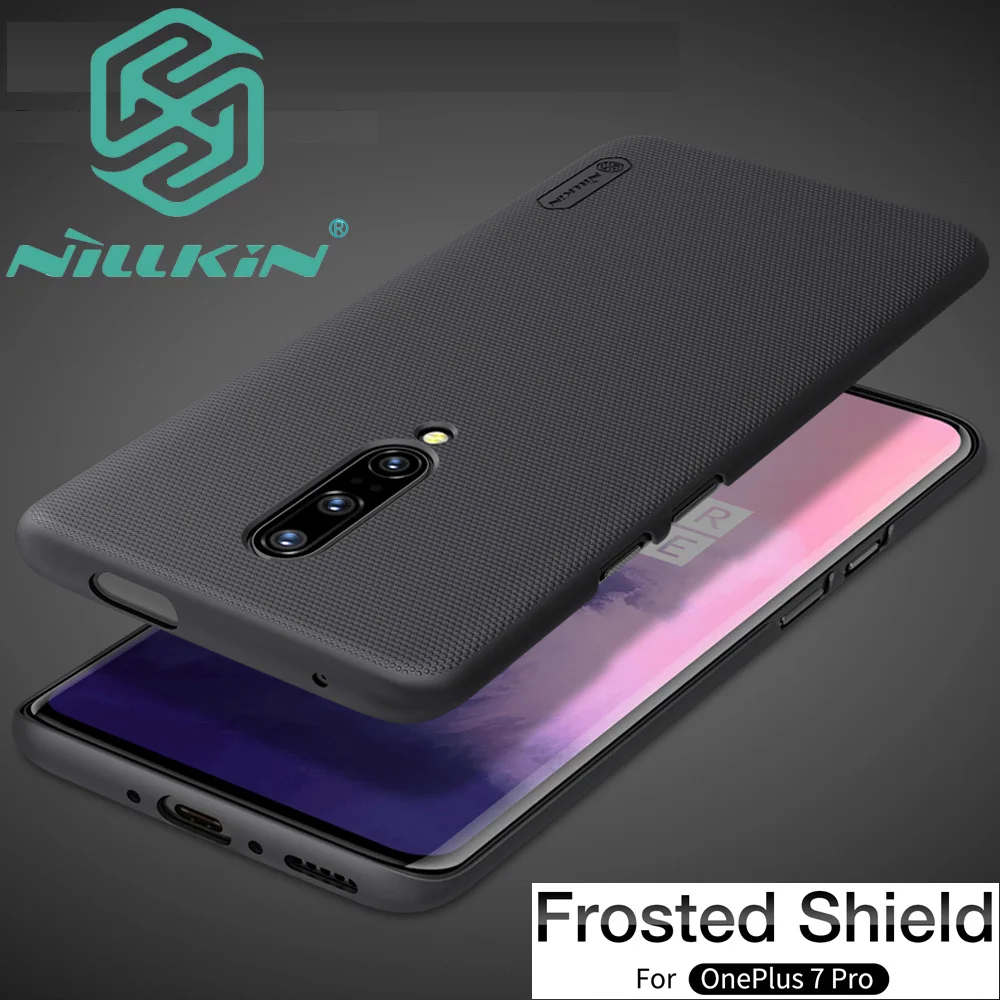 Чехол Nillkin Frosted Shield для Oneplus 7 Pro твердый пластиковый чехол на заднюю панель |