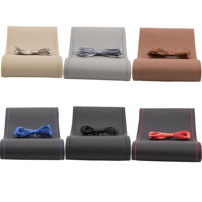 Кожаный чехол на рулевое колесо автомобильный сделай сам руль со шнурком и иглой