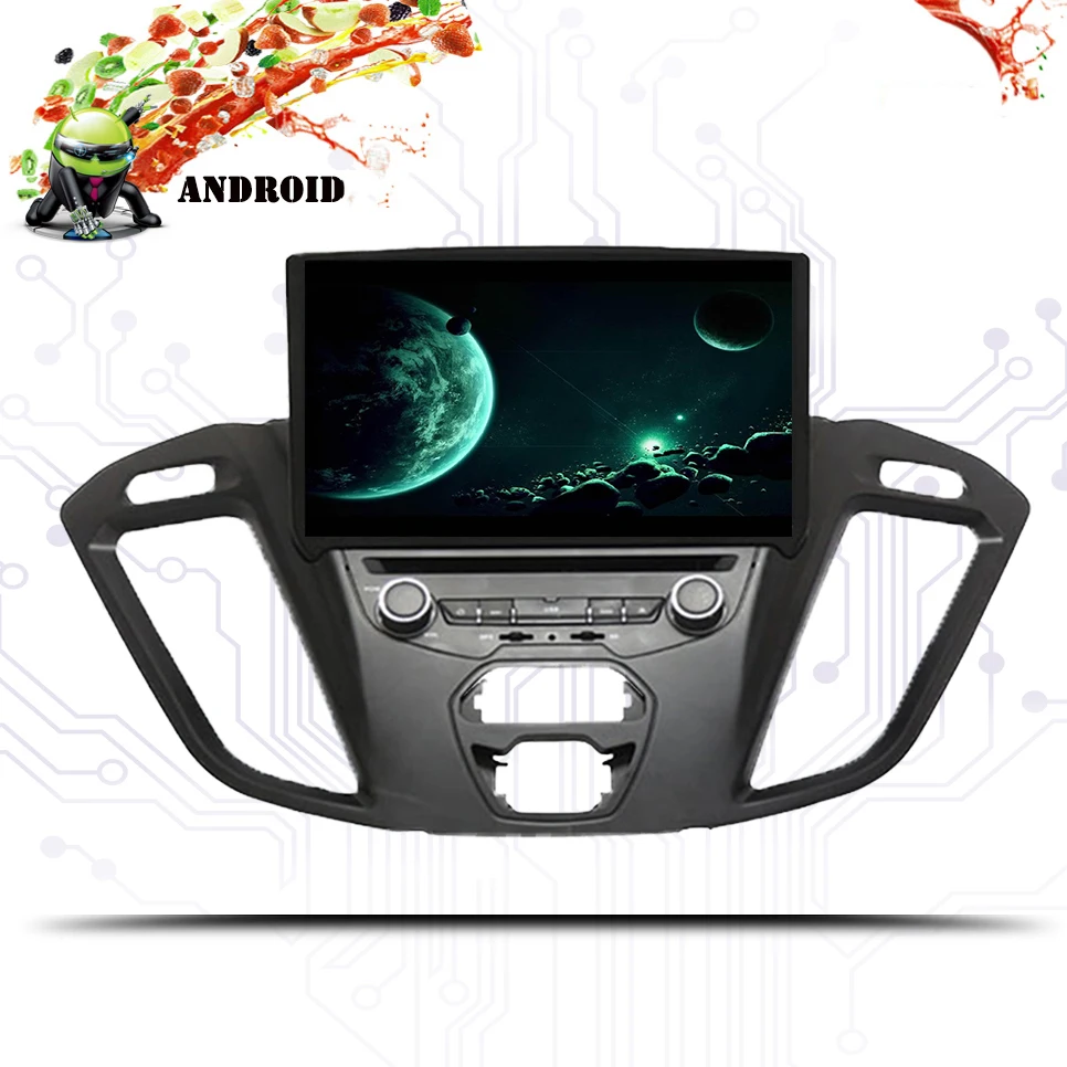 Android 10 04G + 64G Автомобильный dvd gps мультимедийный плеер для Ford Transit Custom 2013-2018