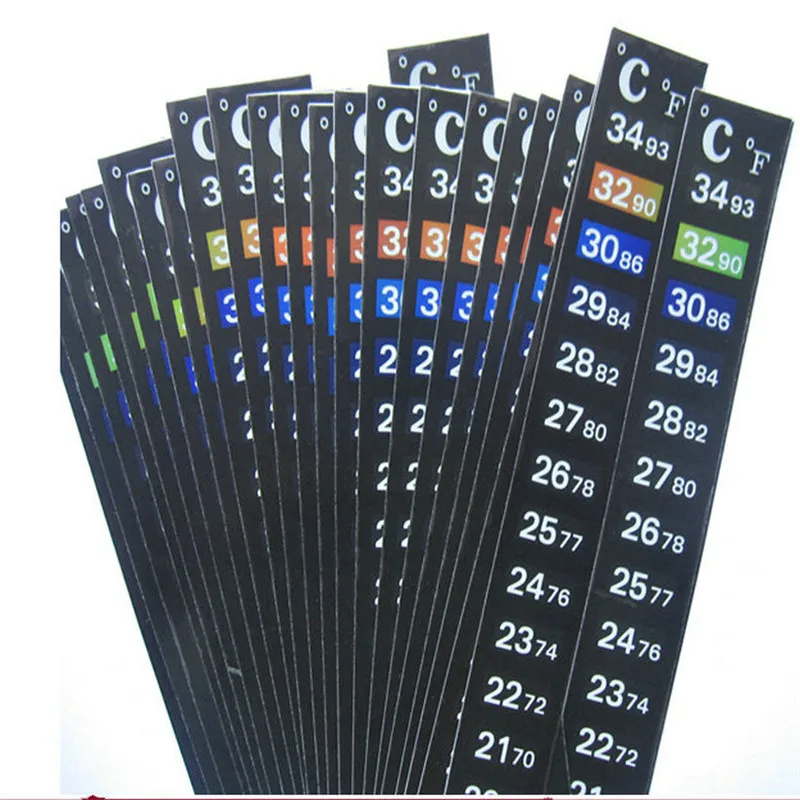 Аквариум термометр аквариумный температура стикеры аквариумные аксессуары цифровой двойной весы Stick-on Высокое качество Прочный