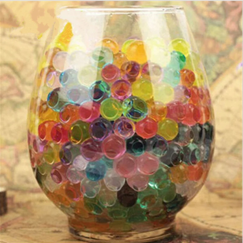 1 Набор = 2500 шт хрустальные бусинки для грунта, волшебные желейные шарики для выращивания грязи, свадебные украшения для дома, украшения для растений
