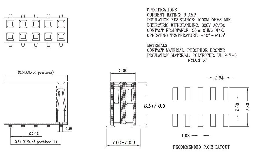 5 шт. 2,54 мм PCB наружный коллектор Dual Row штыревые SMD/SMT 2x2 4 Pin на возраст 6, 8, 10, 12 лет 14, 16, 18, 20, 24, 26-30 40 50 60 80 Pin-код