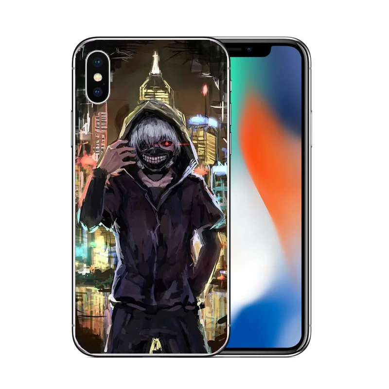 Японский аниме Токийский Гуль Япония Силиконовый ТПУ чехол для телефона iphone 6 6S 7 8