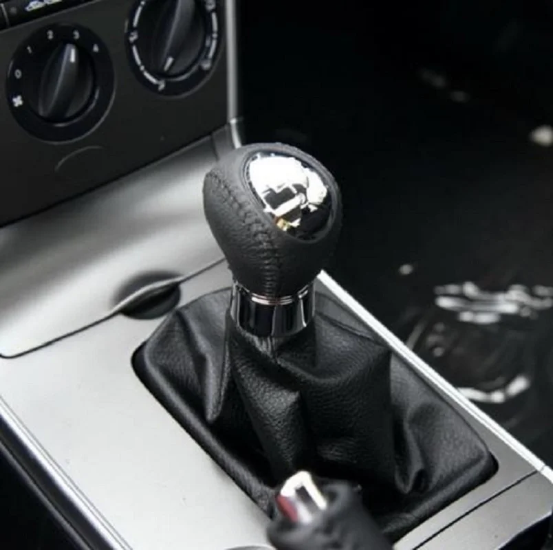 5/6 Скорость автомобильная ручка переключения передач из искусственной кожи
