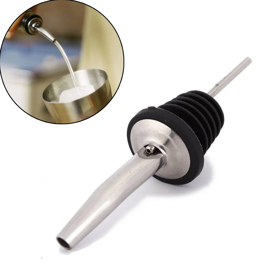 1 шт. дозатор для вина из нержавеющей стали с оливковым маслом со стеклянным