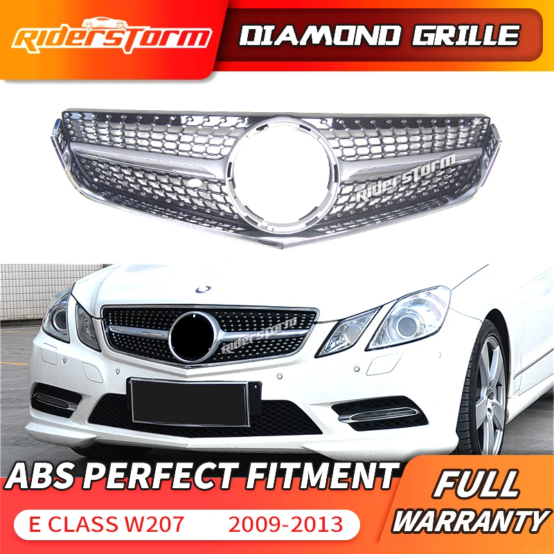 Алмазный гриль подходит для Mercedes benz E Class W207 coupe c207 решетка 2010 2013 E200 E260 E300 передний