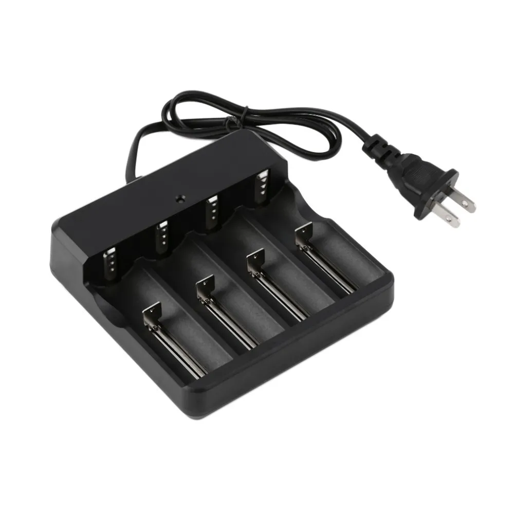 GTF 4 шт 18650 3 7 V 9800 mAh литий ионный аккумулятор Перезаряжаемый + US зарядное