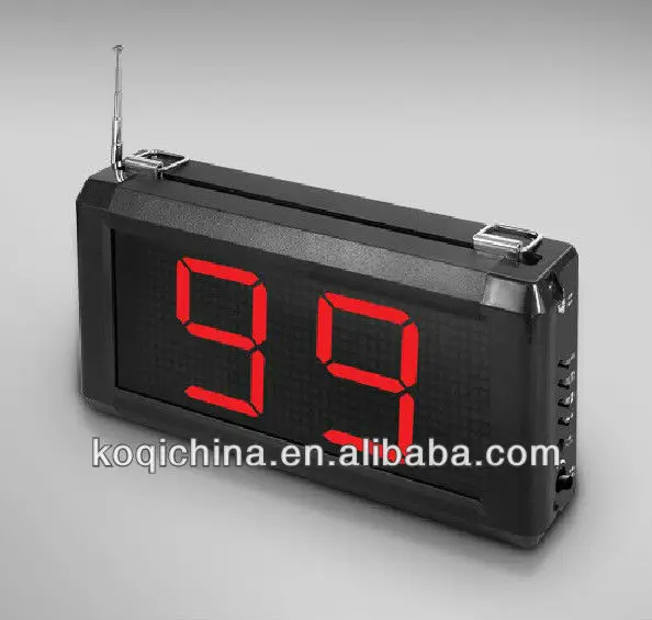Restaurant Guest Paging System Newest Arrival Voice Pager Equipment ( 1pcs display with 2pcs watch and 15pcs call buzzer) | Компьютеры и