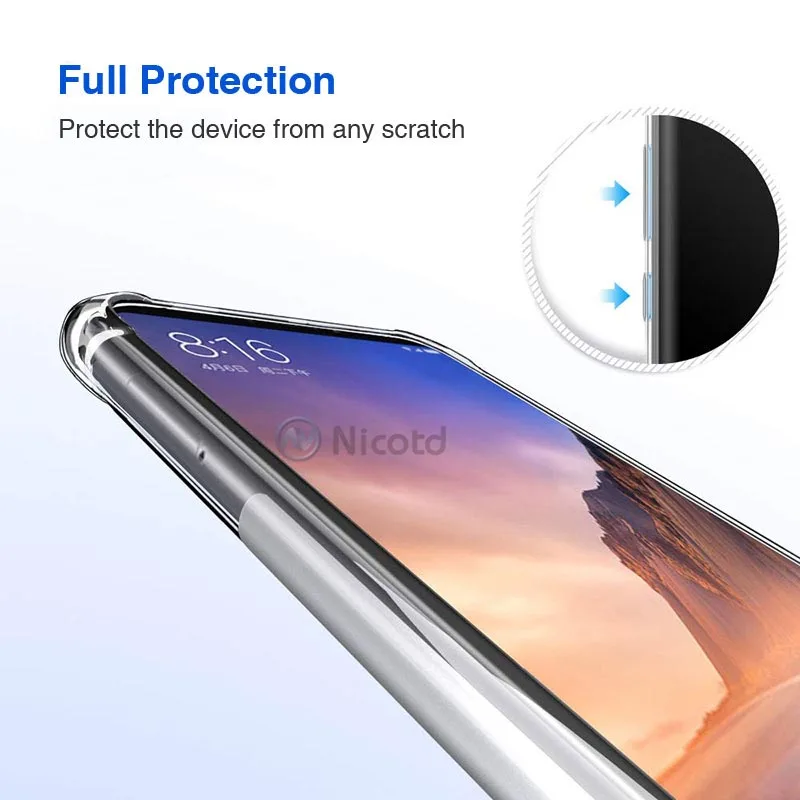 Для Xiaomi mi MAX 3 чехол Силиконовый противоударный mi MAX2 MAX прозрачный защитный чехол для Xio mi MAX3 MAX2 чехол для задней панели s 6,9