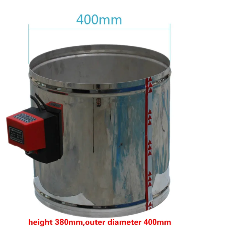 DC24V 300 мм 350 мм 400 мм из нержавеющей стали Демпферная заслонка Электрический воздуховод моторизованный обратный клапан регулятор громкости воздуха клапаны