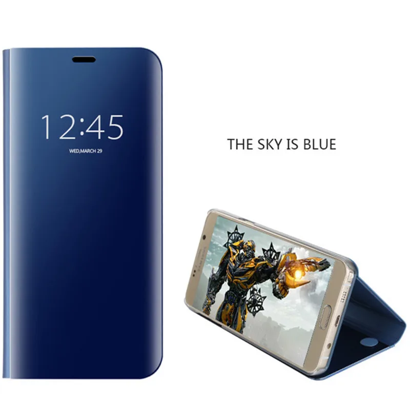 Для Huawei honor view 10 P10 Plus Y5 Y7 2018 чехол P Smart Mirror откидной Чехол для P20 lite Mate 20 9 Pro Чехол|lite