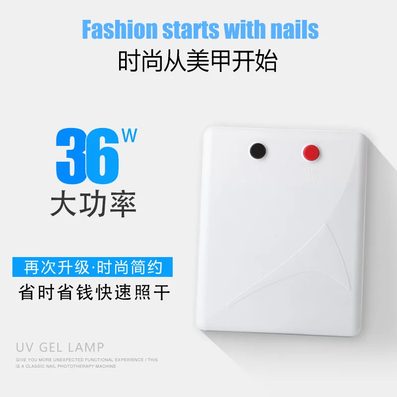 1 шт. 36 Вт УФ LED Сушилка для ногтей лампа полировки искусство отверждения гель 120s
