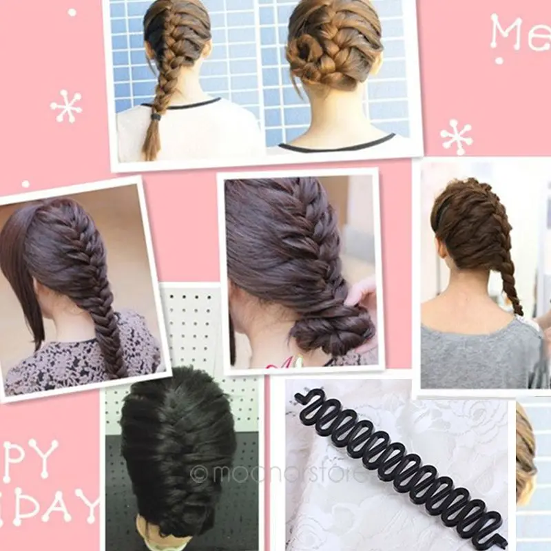 1 шт. для завивки волос Французский ролик клип с крюком Для женщин Магия Твист